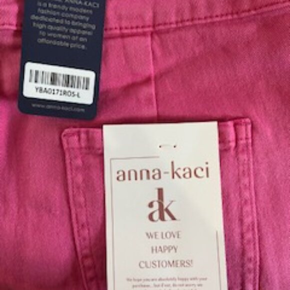 * anna-kaci* Bell Bottom High Waist Denim Jeans NWT - Picture 4 of 6